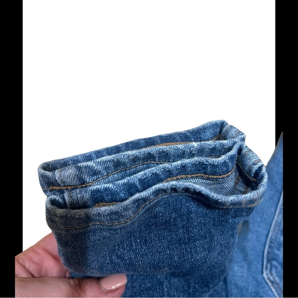 10" High-Rise Skinny Jeans in Mackey Wash: Button-Front Edition Size 25 - Picture 5 of 10